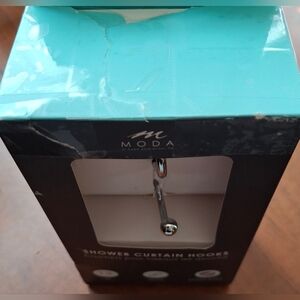 Moda Shower Curtian Hooks 12pk Chrome Plated 305916-CHR